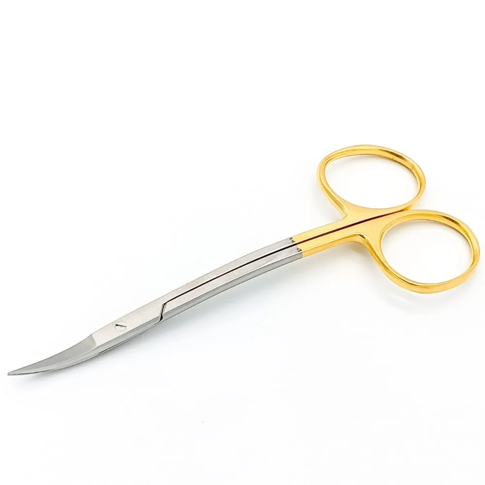 LaGrange supercut scissors 11.5cm double s curved serrated blade free slip cutting dental rhinoplasty surgery instruments kit