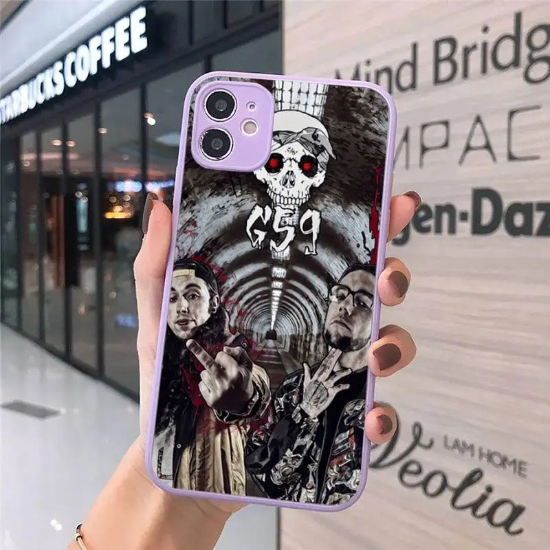 

uicideboy$ Suicideboys Ftp Rapper Phone Cases Matte transparent For Purple iPhone 12 Mini 11 Pro XR XS Max 7 8 Plus X Back Cover