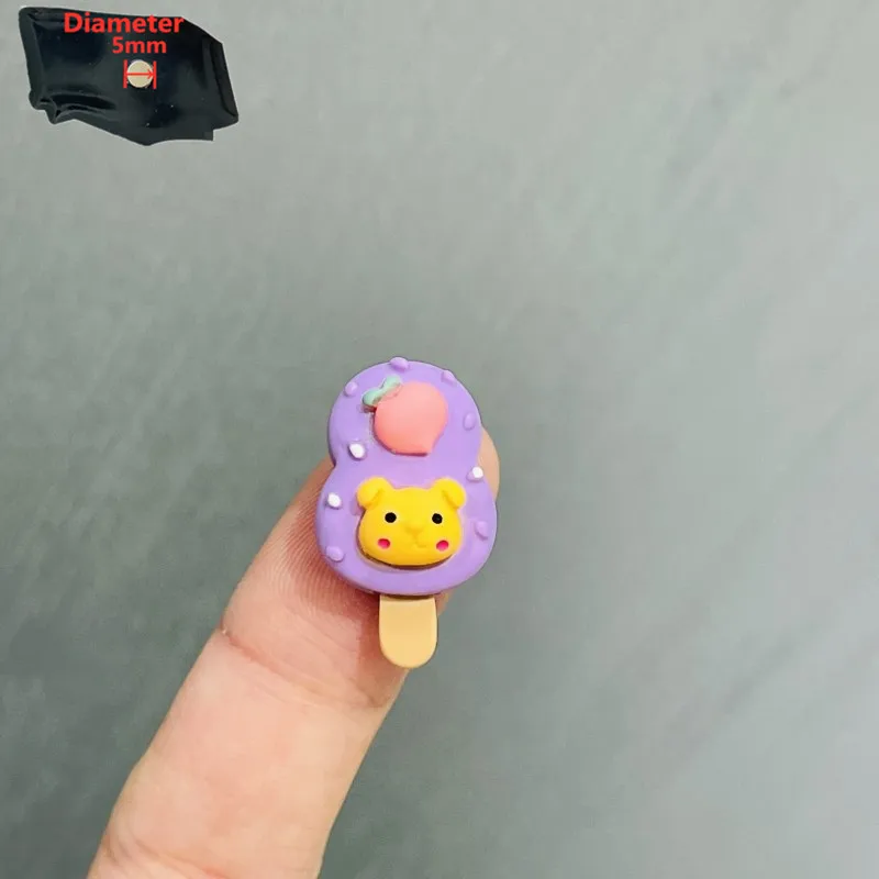 5PCS Resin Children Favorite Food Fridge Magnetic Sticker Carrot Pineapple Strawberry Ice Cream Refrigerator Magnets Souvenir - купить по