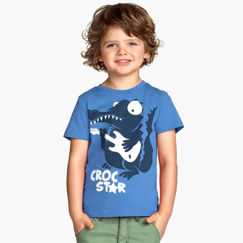Little Maven/Новая летняя детская одежда Короткие повседневные хлопковые футболки с