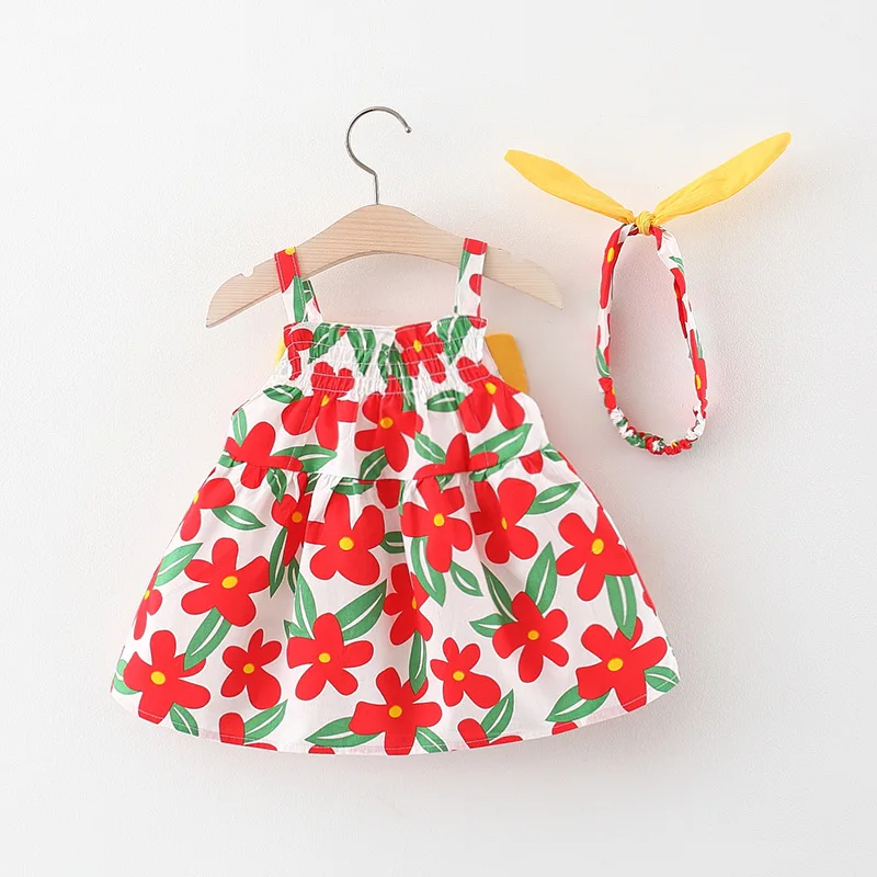 

Детское летнее платье с подтяжками, на возраст 1 год