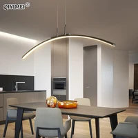 remote control modern led pendant lights for study kitchen dining living room cord hanging lustre indoor lamps input ac90 260v