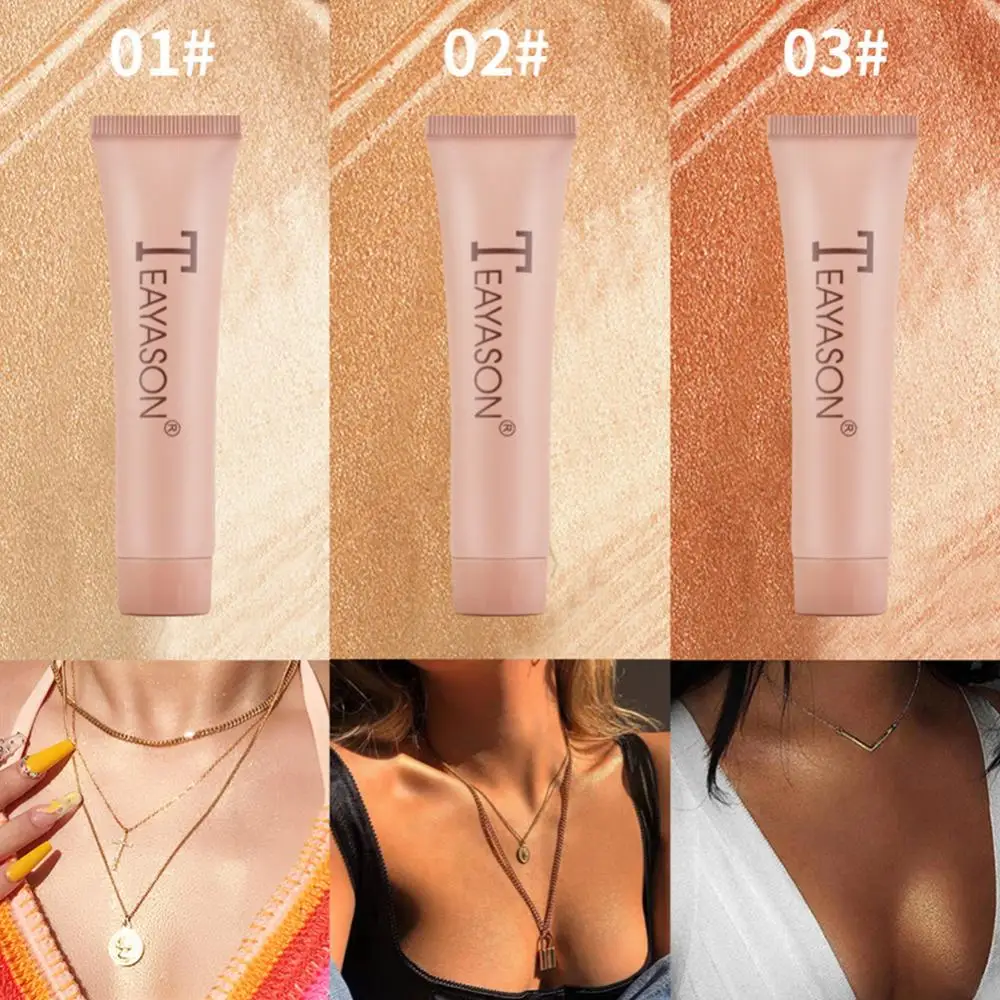 TEAYASON блеск для лица и тела блестящие тени век гель осветления кожи пшеницы |