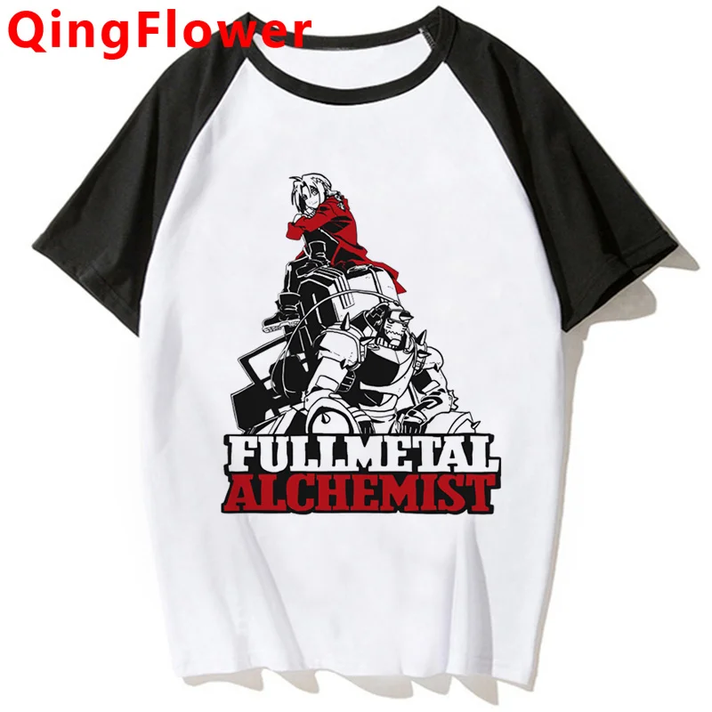 

Футболка Мужская/женская с рисунком алхимика, топ в стиле Харадзюку, кавайная футболка с графическим принтом, белая рубашка в стиле Харадзю...