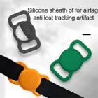 Для airтеги Bluetooth трекер 2021 отслеживание локатор силиконовый защитный чехол Защита от потери мягкий чехол Apple Air ярлыки подвешиваемый чехол