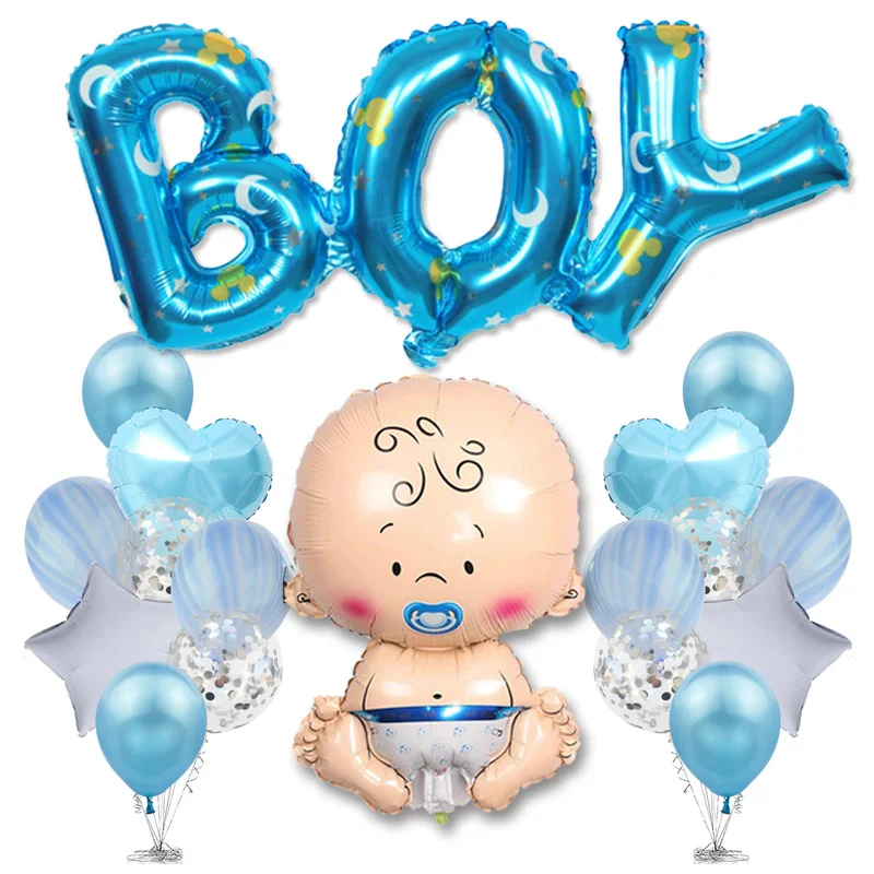 Надувные шары из фольги It's A Boy Girl Baby Shower | Дом и сад