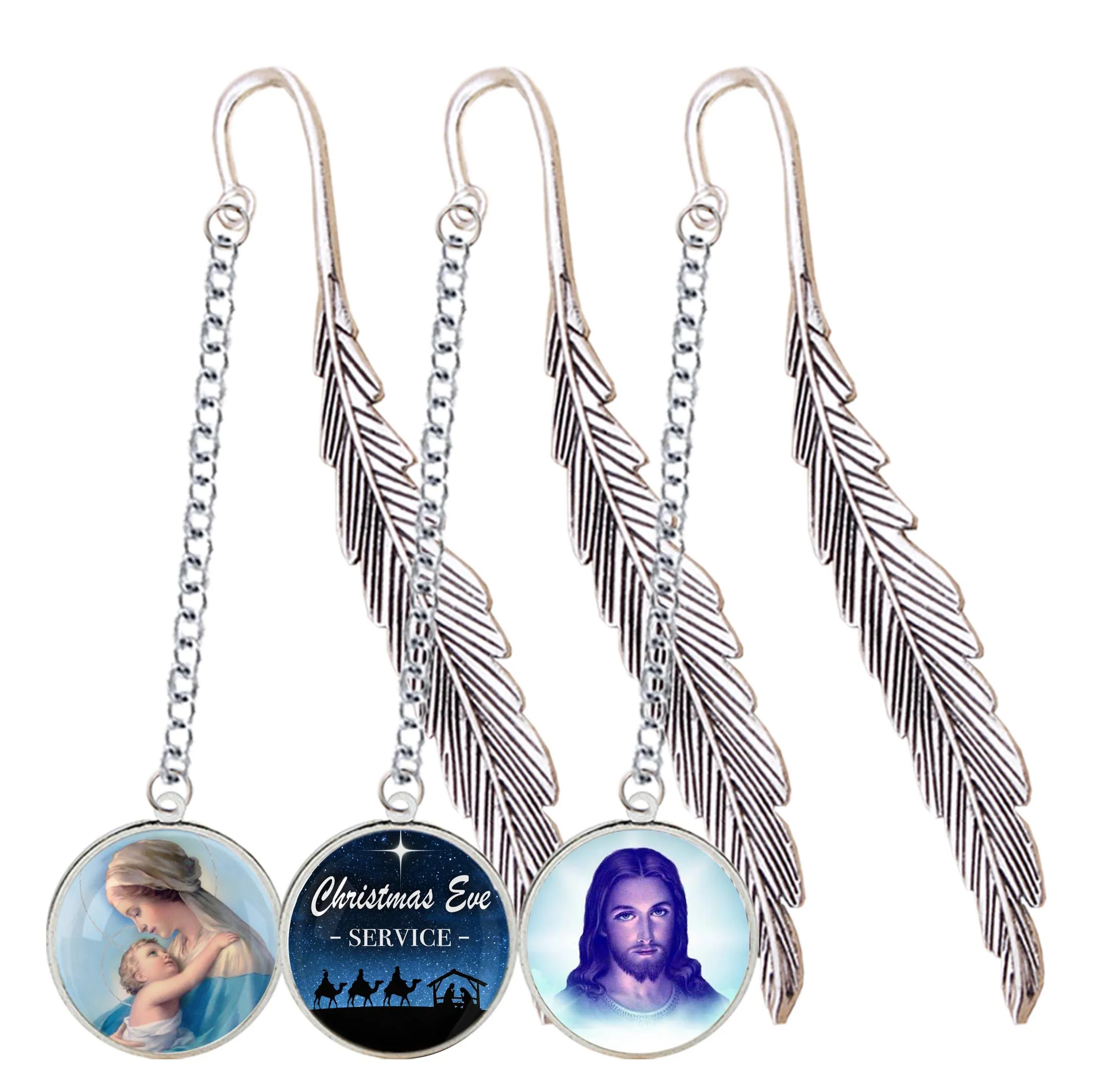 Металлическая книга 8 см детская Иисус король Христос картина мама любовь