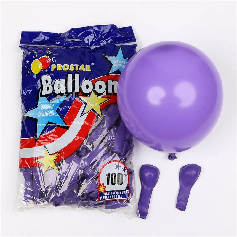 Purple 20 шт 5 дюймов латексные шары Красочные перламутровые блестящие шары украшения для свадьбы и дня рождения День рождения украшения для вечеринки дети globos - Цвет: Purple