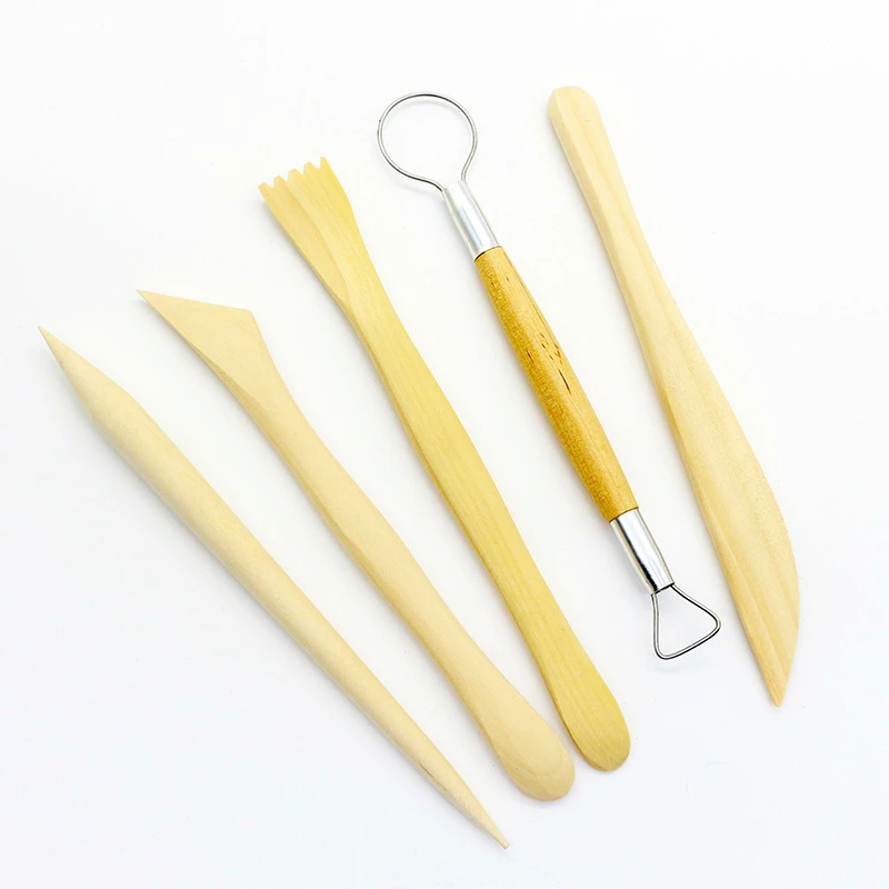 15 шт. набор керамических инструментов с деревянной ручкой