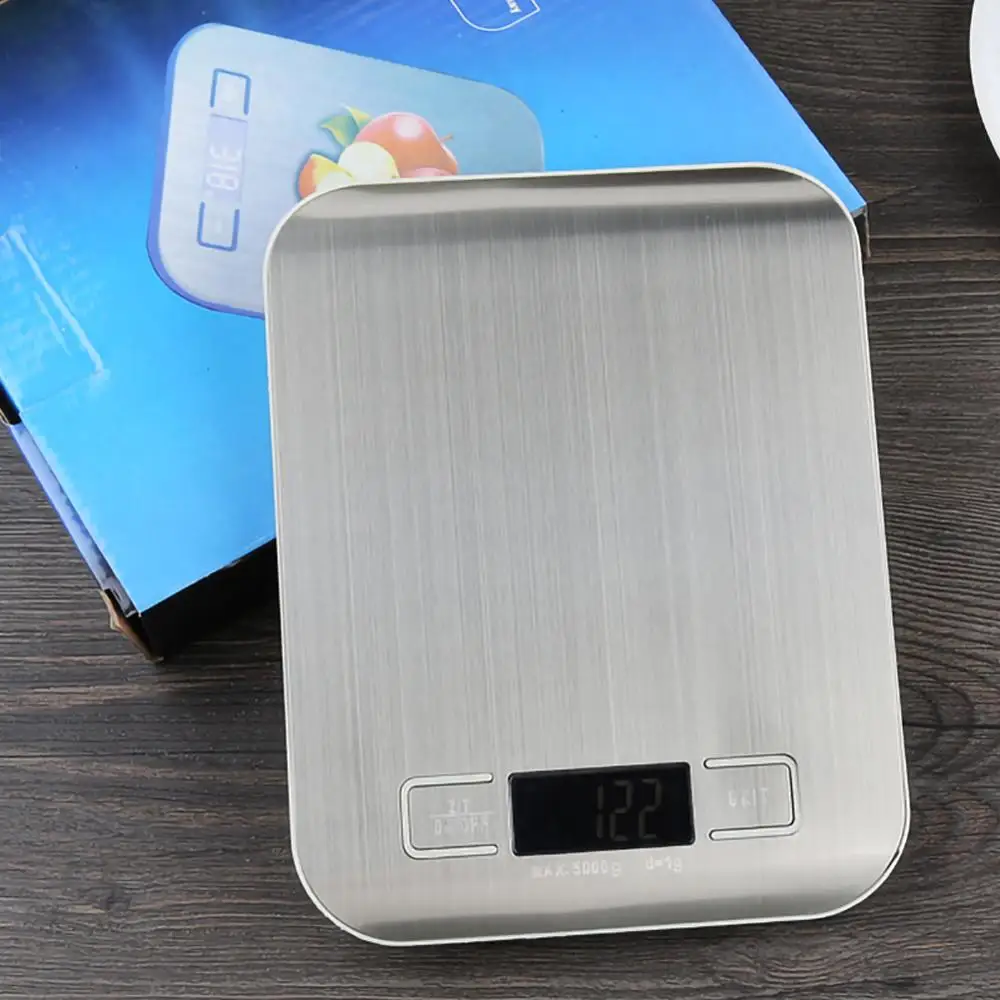 

Digital Kitchen Scale Stainless Steel Household Electronic Scale High Precision Electronic Scale Baking Scale with LCD Display
