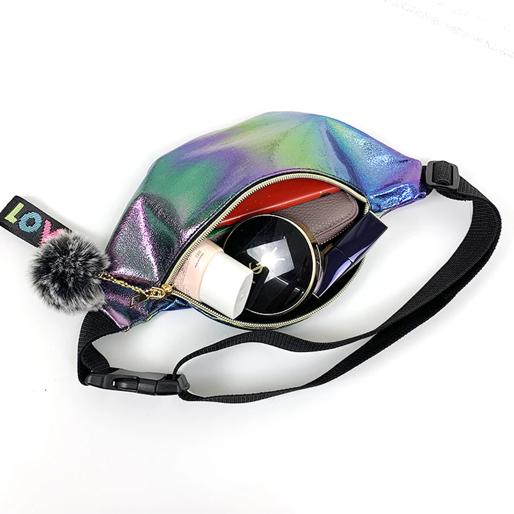 

Women Girls Waist Fanny Pack Belt Bag Pouch Hip Bum Bag Travel Sport Small Purse Chest Messenger Cross Shoulder Waist Packs