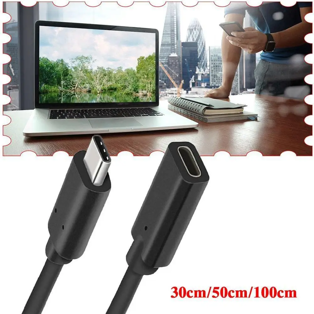 

Hight quality Type C USB 3.1 Male to USB-C Female Extension Data Cable Extender Cord 0.3M/0.5M/1M