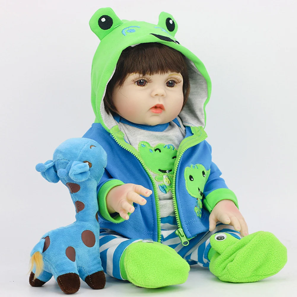 

53cm Blank Fashion Lifelike Doll Simulation Play House Game Toys for Kids Adults Reborn Baby Doll Educational Toy