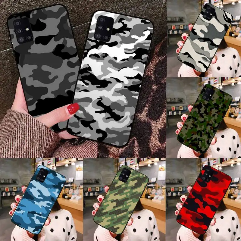 

Camouflage Pattern Camo military Phone Case For Samsung galaxy S 21 20 10 8 A 51 71 50 21s 70 40 20 20e note 10 plus Ultra 5g fe
