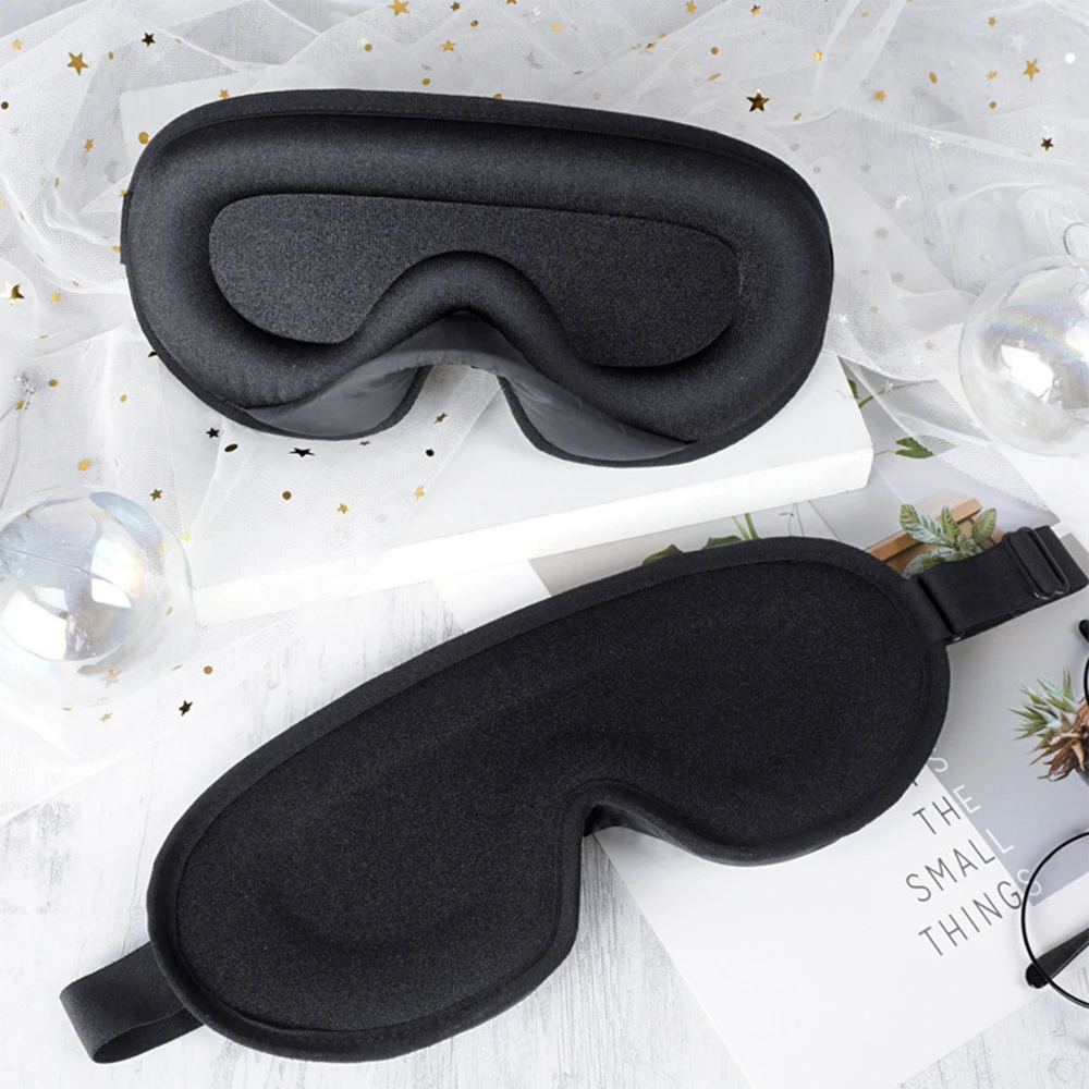 

New Eye Mask for Sleeping 3D Contoured Cup Blindfold Concave Molded Memory Foam Night Sleep Mask Block Out Light with Women Men