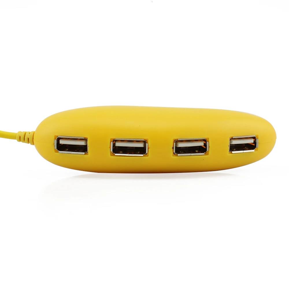 CHYI 4 порта Usb концентратор 2,0 мульти порт в одном комбо разветвитель микро-usb креативный Фруктовый Мини хаб в форме манго дети подарок ПК Аксессуары