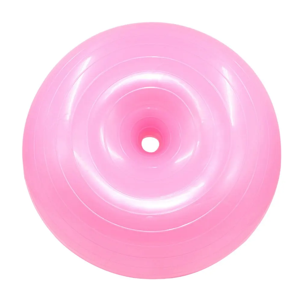 

Inflatable Donut Ball Strength Exercise Training Stability Ball for Yoga Home Gym Workout Chair Cushion Seat