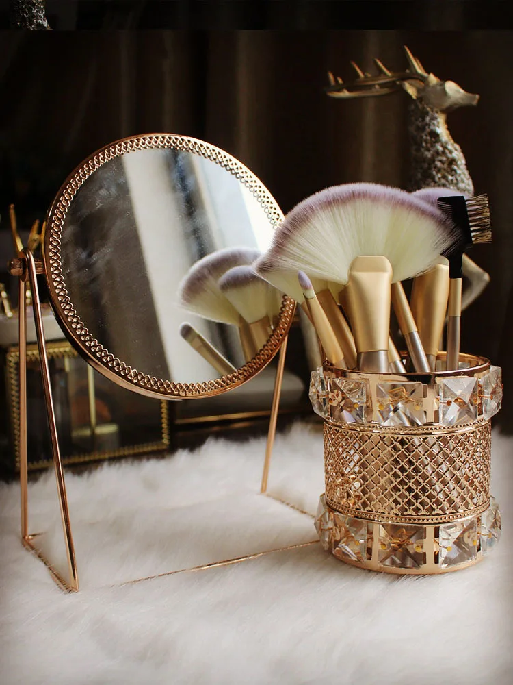 Европейский женский органайзер для хранения карандашей бровей косметических