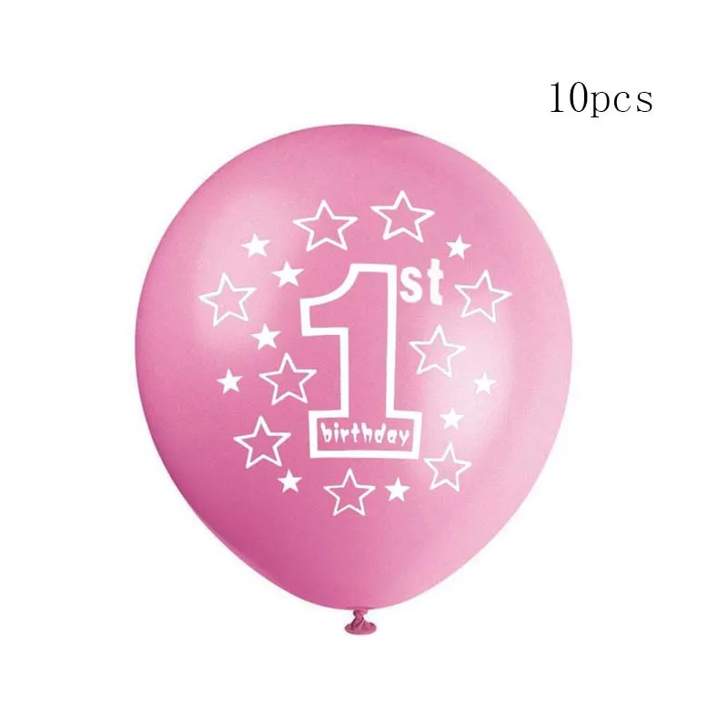 Синие латексные воздушные шары Twins Baby Shower для мальчиков и девочек 1 год украшение