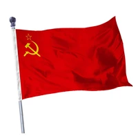 15090cm red soviet socialist republics ussr flag banner indoor outdoor home decor
