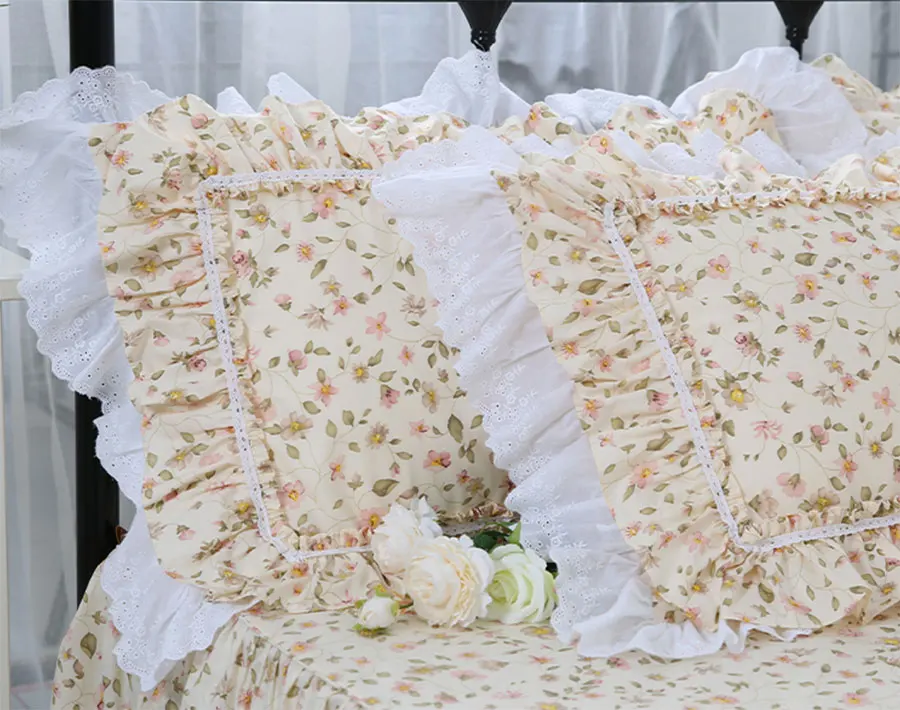 Деревенский цветок постельных принадлежностей девушка две полный Король