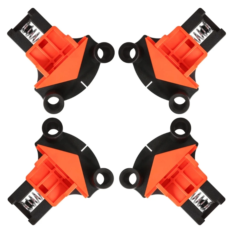 

12PCS Woodworking Clamps 60/90/120 Degree Clamp Adjustable Angle Fixing Clips Picture Frame Corner Clip Positioning Tool