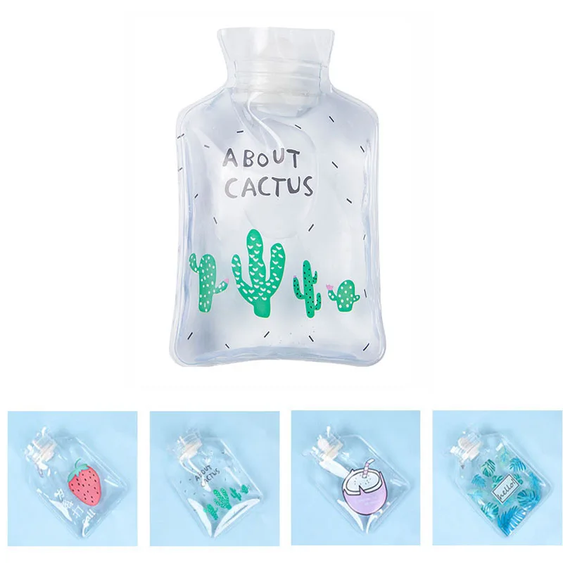 Милые прозрачные грелки с теплым животом сокровище грелка для рук героями