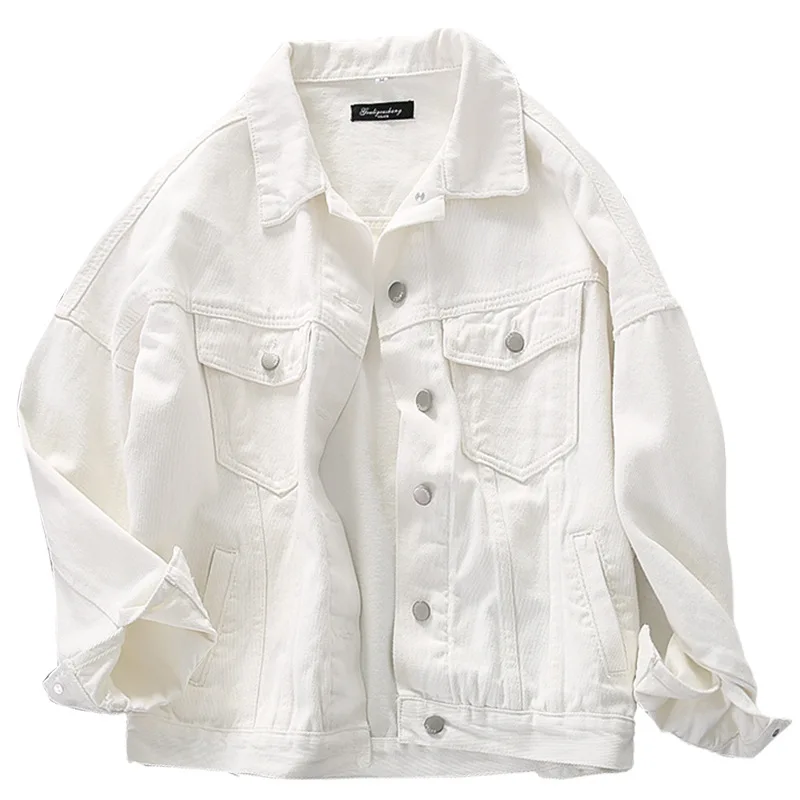 

Autumn White Denim Jacket Women Simplicity Casual Small Short Simple Chaqueta Mujer Veste Femme Streetwear Basic Jackets Zra