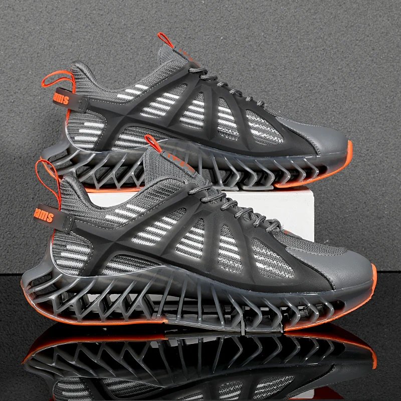 

Running shoes fashion men's casual shoes outdoor non-slip lace-up mesh breath sports running shoes men shoes sneakers Zapatillas