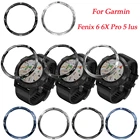 Аксессуары для умных часов из нержавеющей стали, чехол для Garmin Fenix 6x Pro 6 Sapphire 5 5 Plus, защитное кольцо с защитой от царапин