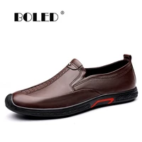 genuine leather men casual shoes flats comfy outdoor mens loafers breathable driving men shoes slip on mens moccasin shoes