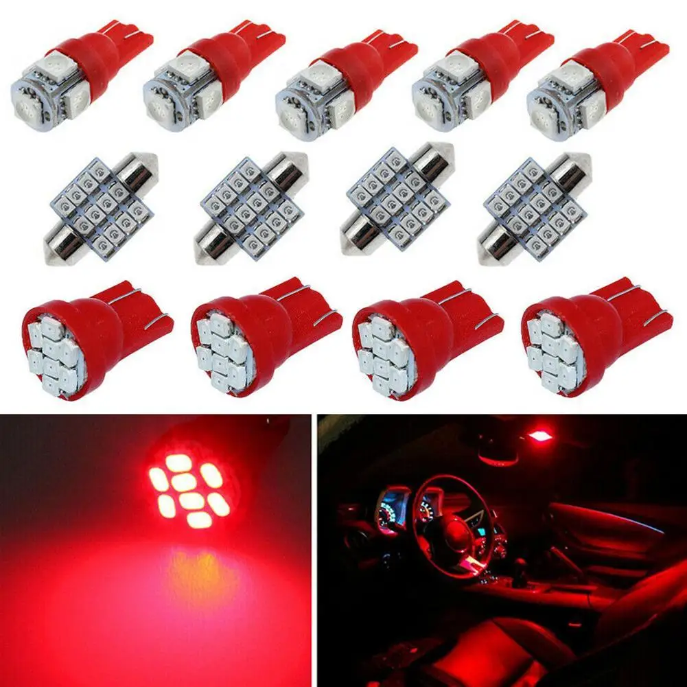 

Car Instrument Indicator T10 5050 5SMD Car Interior Wedge Instrument Warming Indicator Lamp 12V Lights Dashboard Auto P7D8