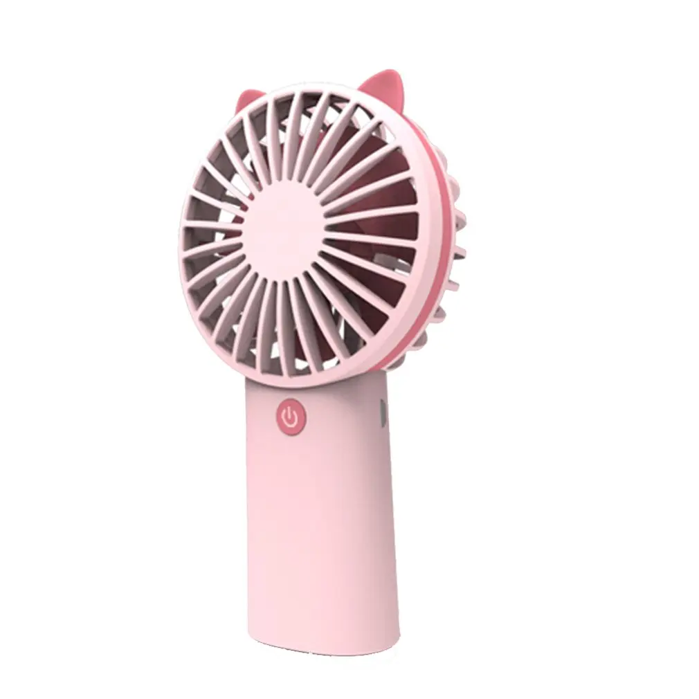 pink Карманный Usb зарядка портативный маленький вентилятор мини-вентилятор студенческого общежития трехскоростной вентилятор ветра мини портативный вентилятор - Цвет: pink