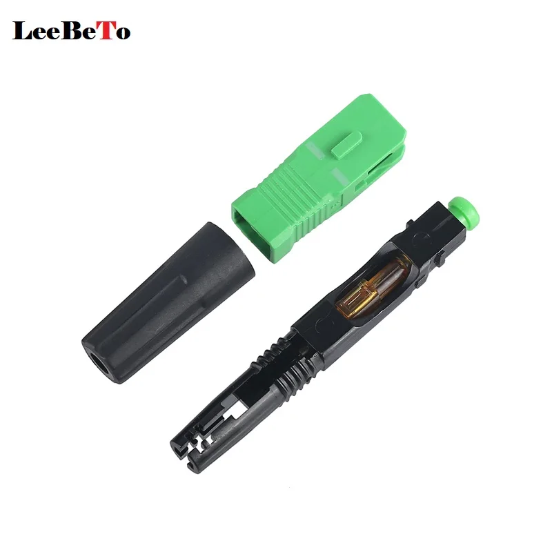 Оптоволоконный кабель SC APC FTTH 100 шт. быстроразъемный адаптер для холодного