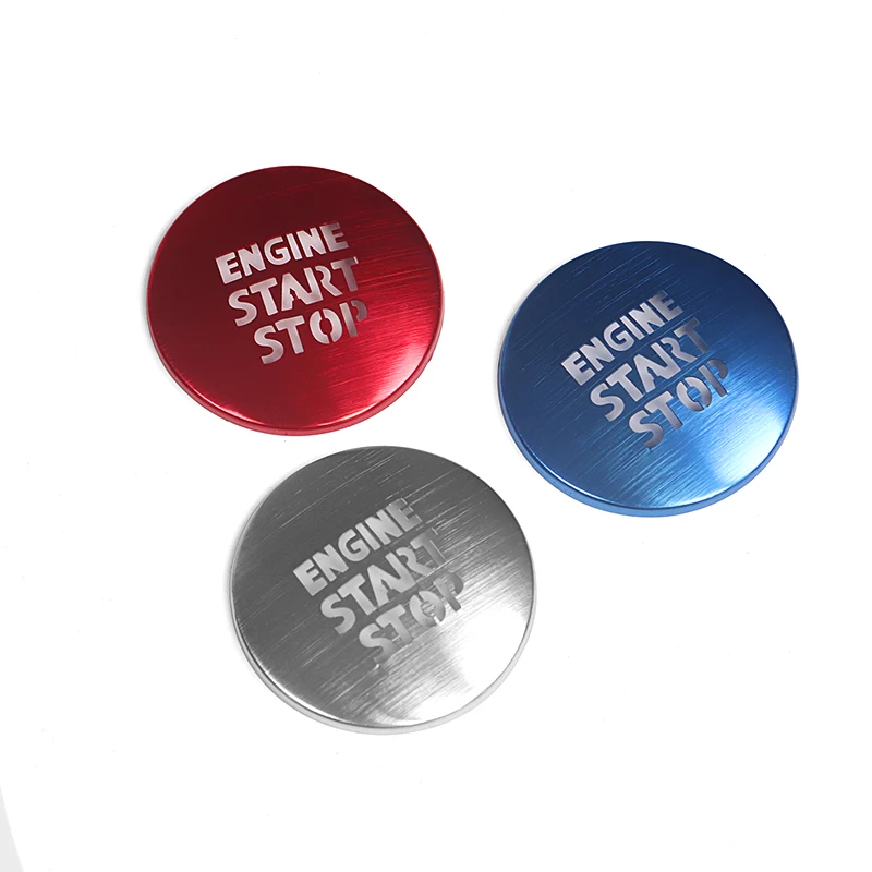 

Stainless Steel Engine Start Stop Button Patch Fit for Toyota Land Cruiser Prado 200 150 Interior Modification Accessories