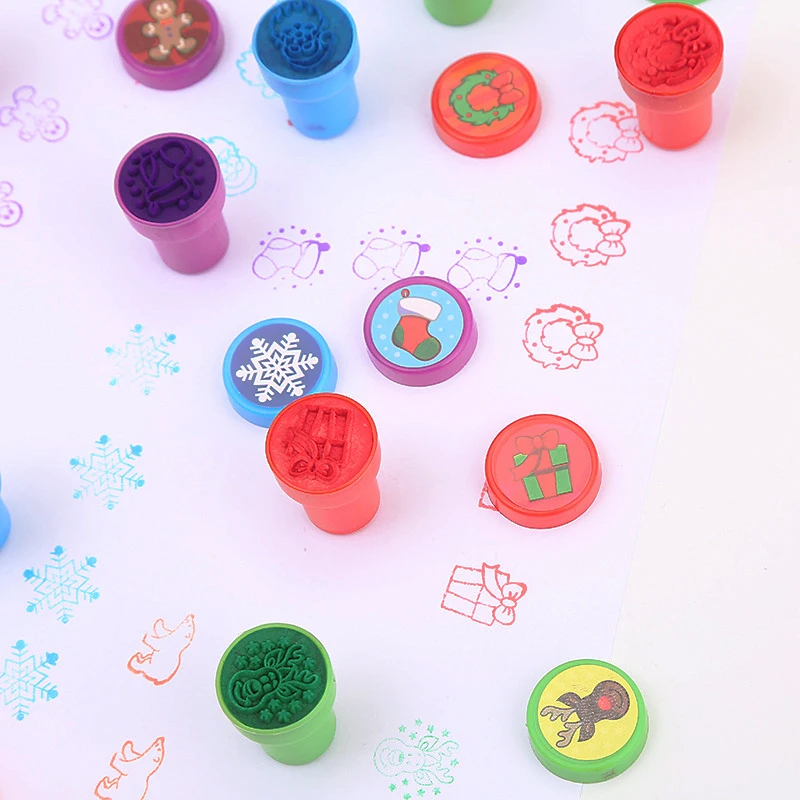 10 шт./кор. 2019 комплект печатей на Рождество студенческие принадлежности для