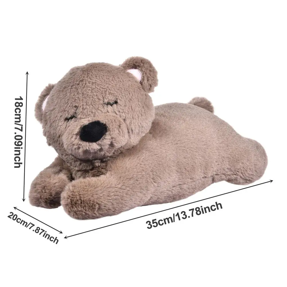 

Dog Toy Heartbeat Toy Pet Heating Plush Toy Comfortable Behavioral Training Aid Toy Heart Beat Soothing Plush Doll Sleep