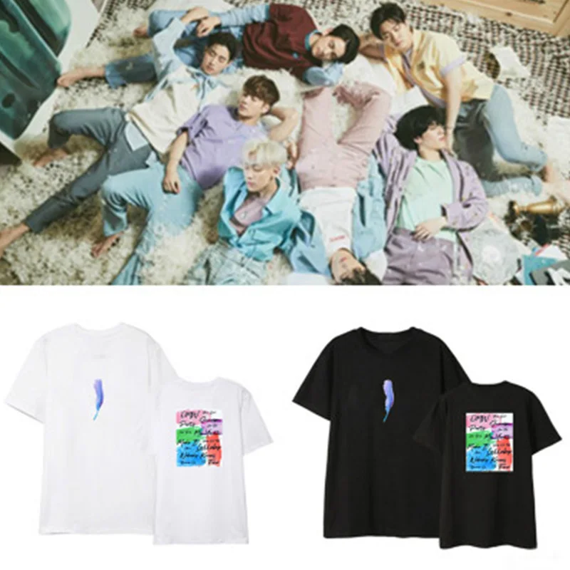 GOT7 альбом подарок вам Lullaby новый Keep Spining Лето с коротким рукавом для мужчин и