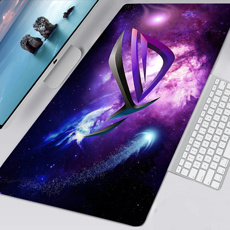 Asus большой коврик для мыши замок края Коврик Для Мыши Компьютерный 90x40 см аниме с