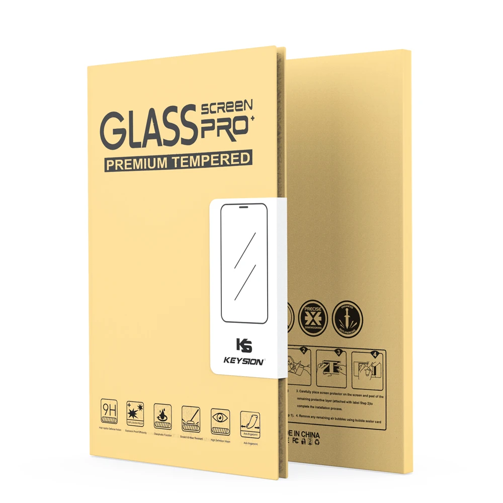 KEYSION Tempered Glass for Redmi 10 10 Prime  Note 10 Pro 10T 5G HD Full Cover Screen Protector Film for POCO X3 GT M3 Pro F3 GT