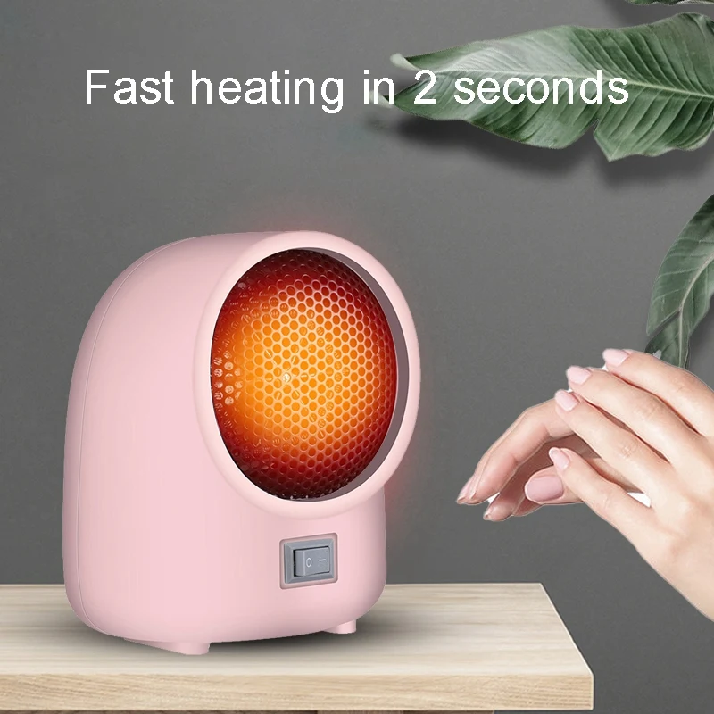 

Heater Mini Portable Personal Space Heater Quick-Heat Desktop Heater Warmer Machine for Winter Home Heater EU Plug