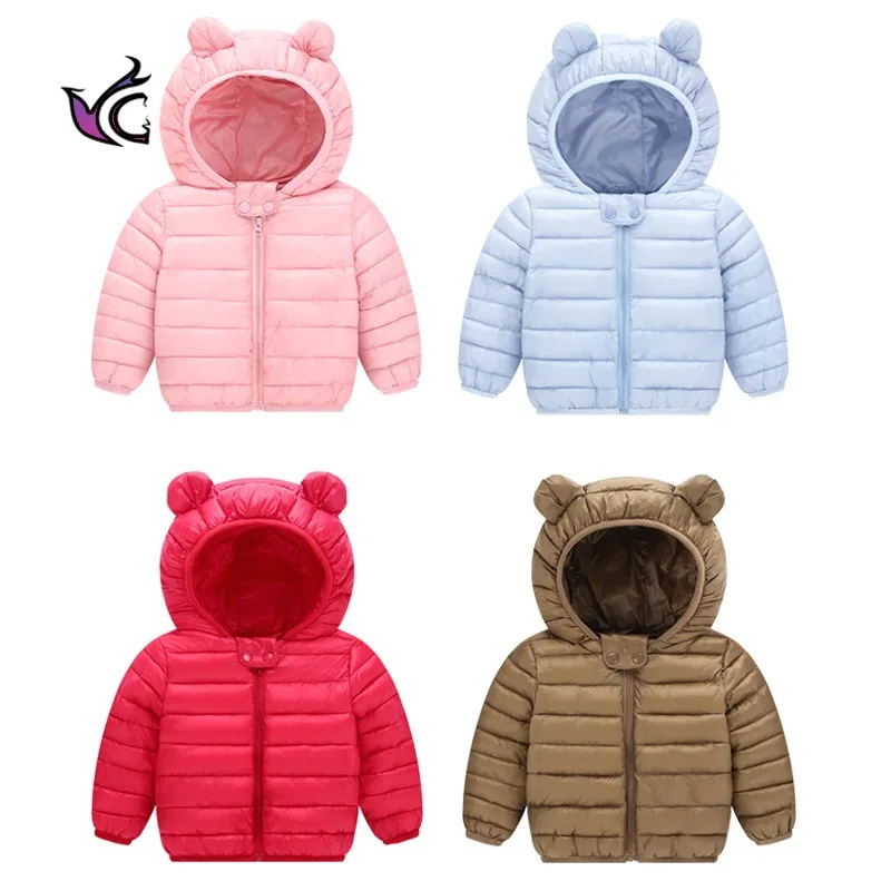 

Yg Winter New Cartoon Children's Down Cotton Jacket Short Lightweight Warm Clothes For Boys And Girls Aged 1-5