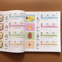 chinese characters learning books early education for preschool kids word textbook with pictures pinyin sentences