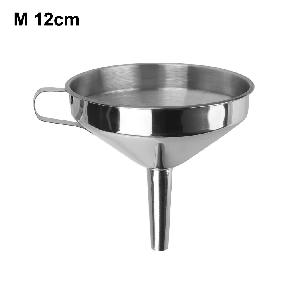 

Wide Mouth Funnels Metal Funnel Stainless Steel With Detachable Filter Bar Wine Beer Oil Flask Funnel For Canning Kitchen Tools