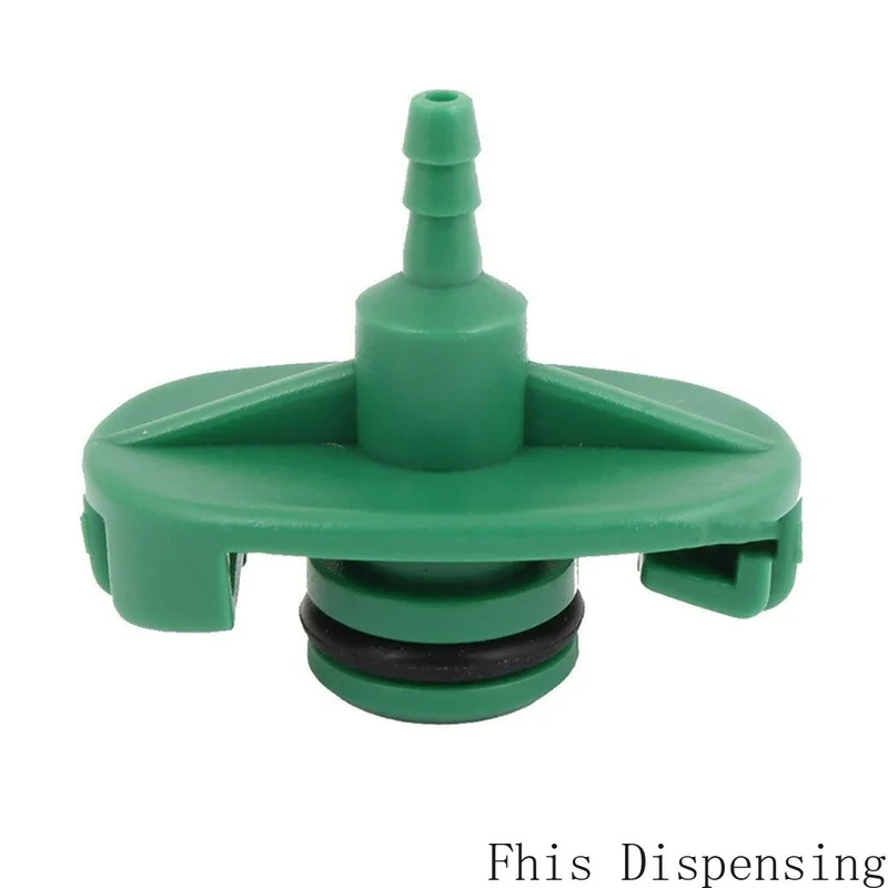 Pack of 50 Dispensing Parts 30cc Green Adapter Fitting with O-Ring
