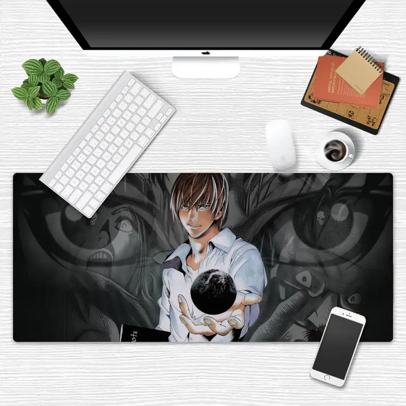 

Death Note Gaming Player desk laptop Rubber Mouse Mat Game Office Work Mouse Mat pad X XL Non-slip Laptop Cushion mouse pad