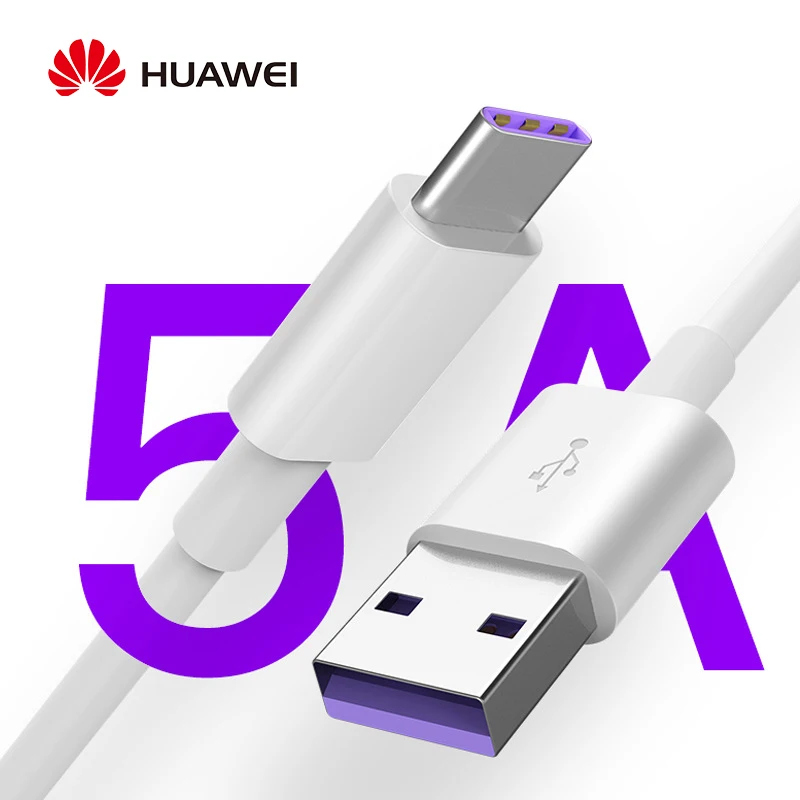 Оригинальный зарядный кабель huawei 5A 1/1 5/2 м для P20 /10/9/pro supercharge honor view 20 V20 V10 V9 Magic