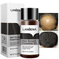 hair growth serum anti hair loss scalp treatment liquid thick fleeceflower root ginseng extract ginger healthy hair care 20ml