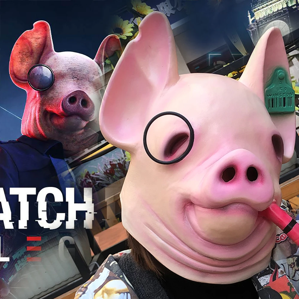 Новинка маска из латекса с изображением собак игры Легион для косплея легиона