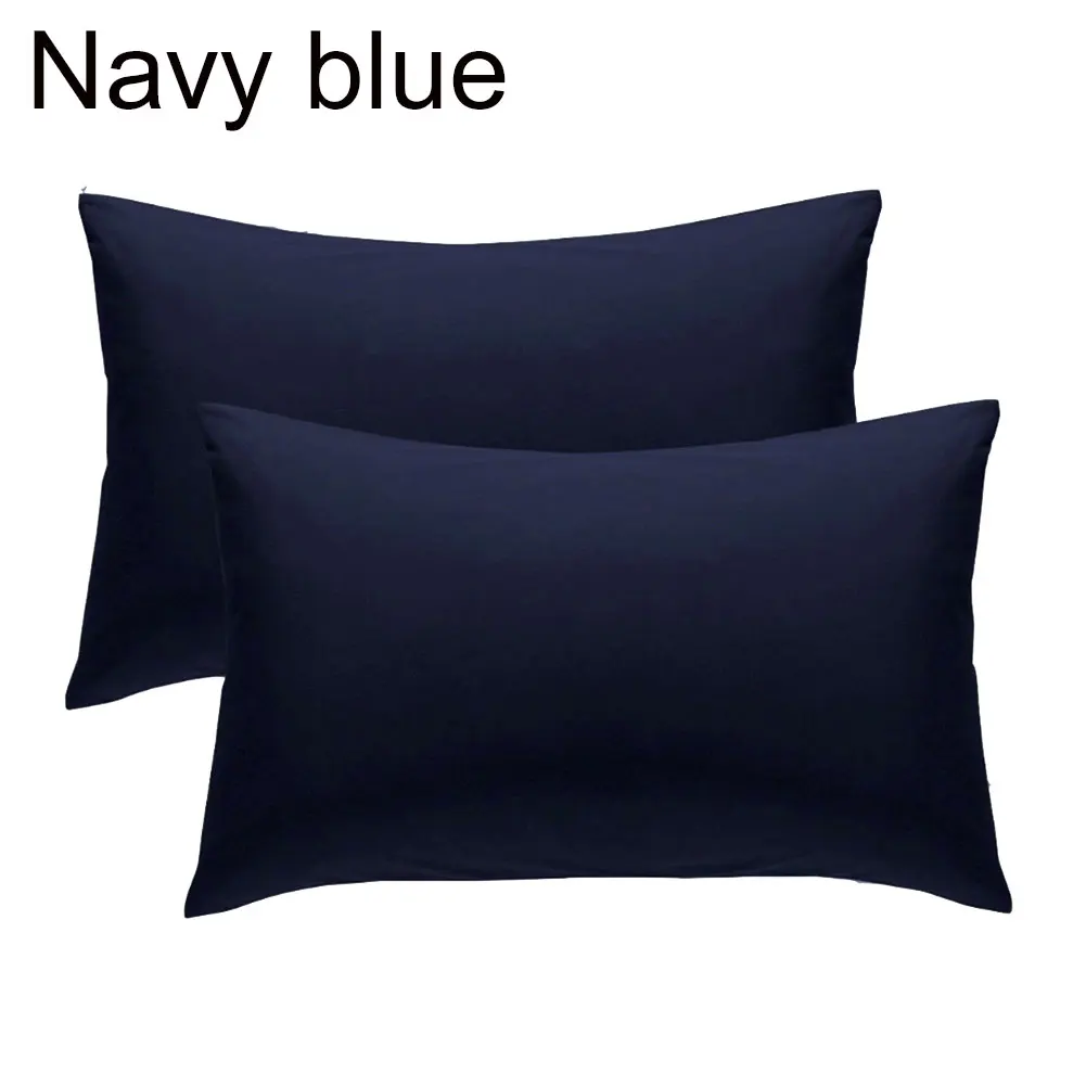 

50x70cm 2Pcs Soft Solid Color Cushion Cover Pillow Case Home Sofa Chair Decor Home Decoration